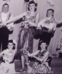 Peter Allen (Back Right) with guitar: 1956 Spotlight Parade *